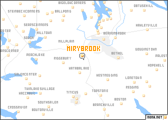 map of Miry Brook