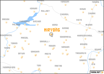 map of Miryong