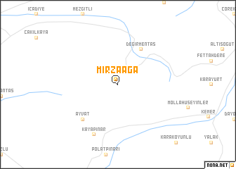 map of Mirzaağa