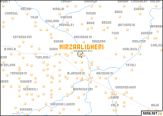 map of Mirza Ali Dheri