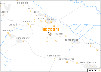 map of Mirzaani