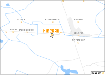 map of Mirzaaul