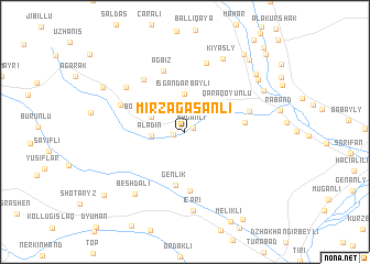 map of Mirzagasanli