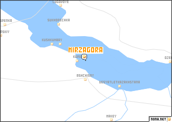 map of Mirzagora