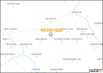 map of Mirzaitovo