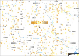 map of Mirza Kārīn