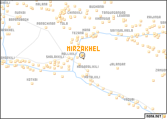 map of Mirza Khel