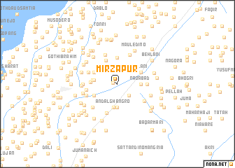 map of Mirzapur