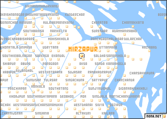 map of Mirzāpur