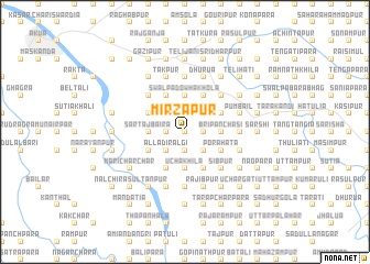 map of Mirzāpur