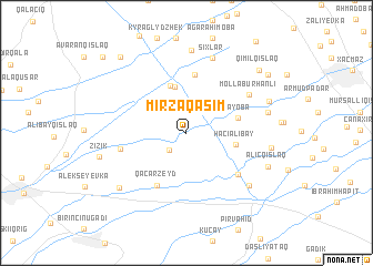 map of Mirzǝqasım