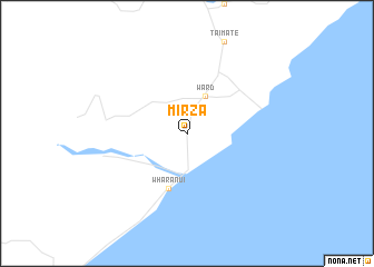 map of Mirza