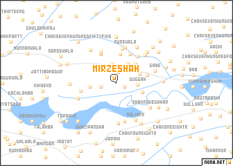 map of Mirze Shāh