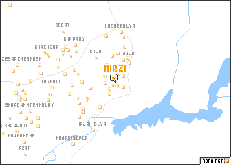 map of Mīrzī