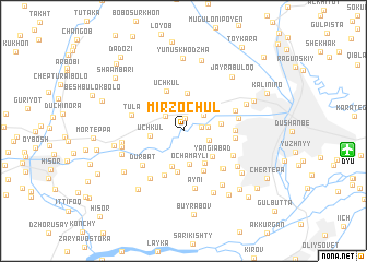 map of Mirzochulʼ