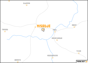 map of Misadjé