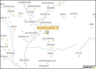 map of Misahuanca