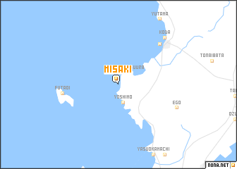 map of Misaki
