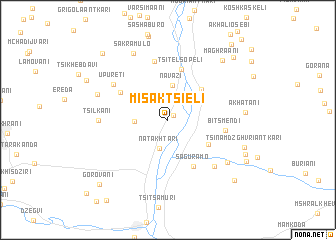 map of Misakʼtsʼieli