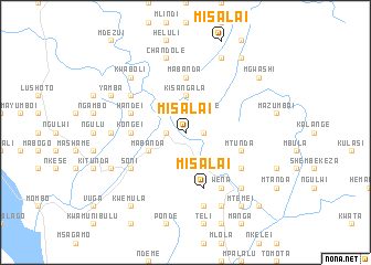 map of Misalai