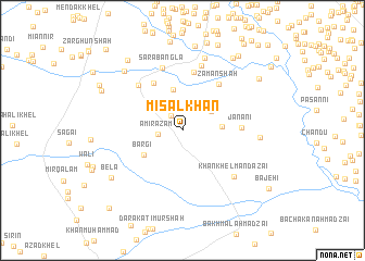 map of Misal Khān