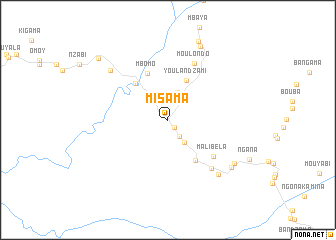 map of Misama