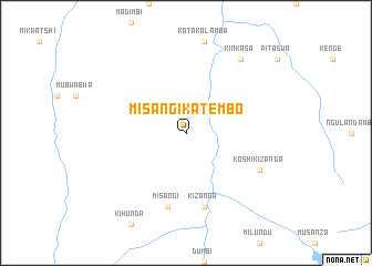 map of Misangi-Katembo