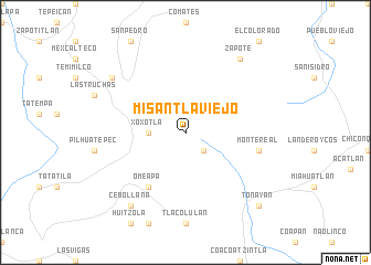 map of Misantla Viejo