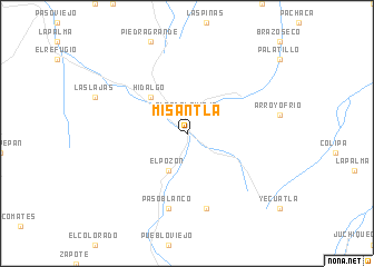 map of Misantla