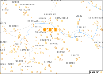 map of Misaonik