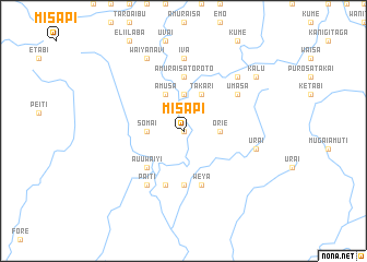 map of Misapi