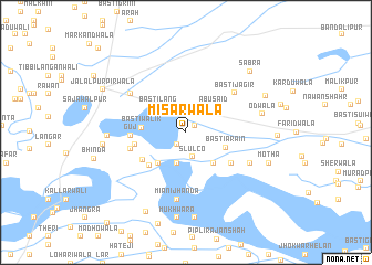 map of Misarwāla