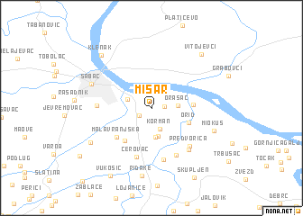 map of Mišar