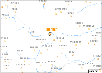 map of Misasa