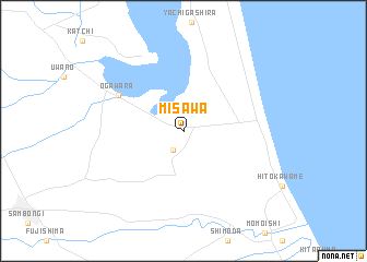 map of Misawa