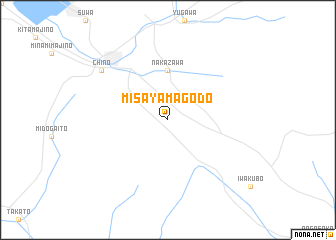 map of Misayamagōdo