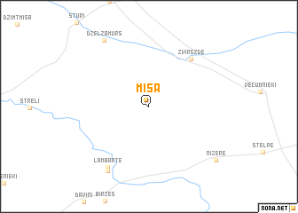 map of Misa