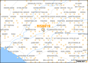 map of Mişbāyā
