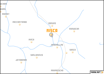 map of Misca