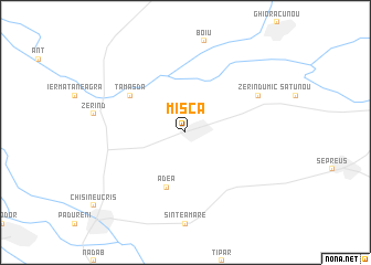 map of Mişca
