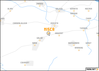 map of Mîsca