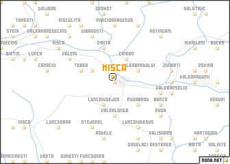 map of Mişca