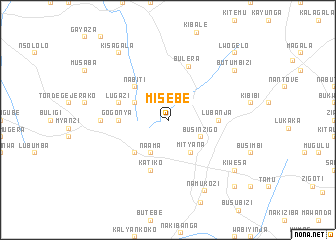 map of Misebe