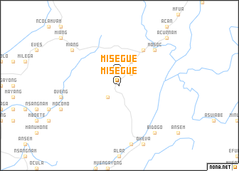 map of Misegue