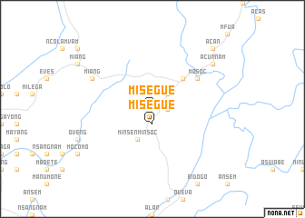 map of Misegue