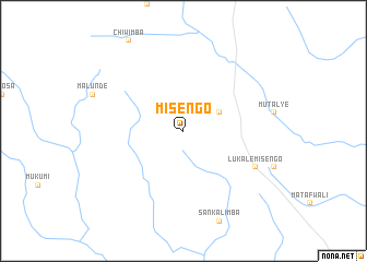 map of Misengo