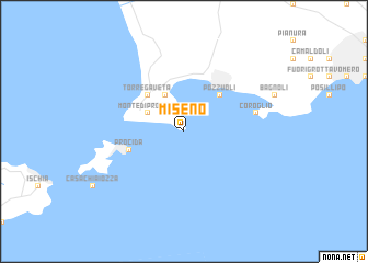 map of Miseno