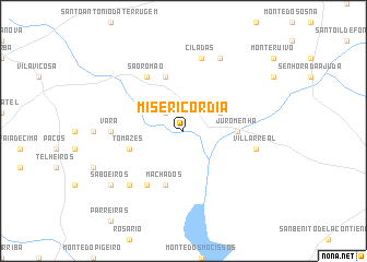 map of Misericórdia