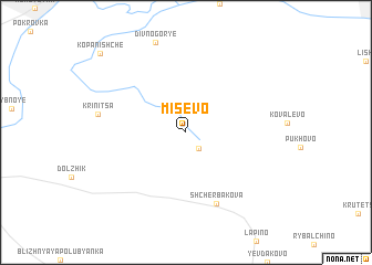 map of Misevo