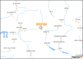 map of Misfāh
